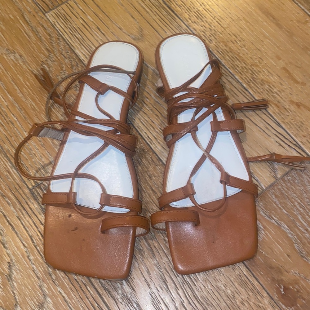 Brown sandals